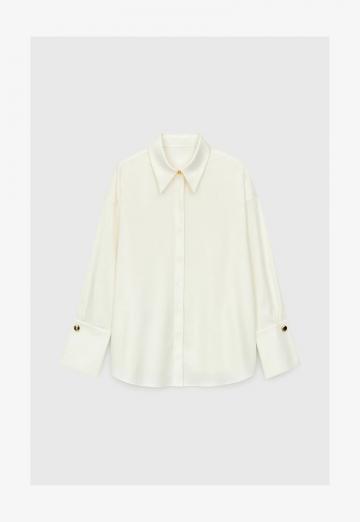 Атласная блузка