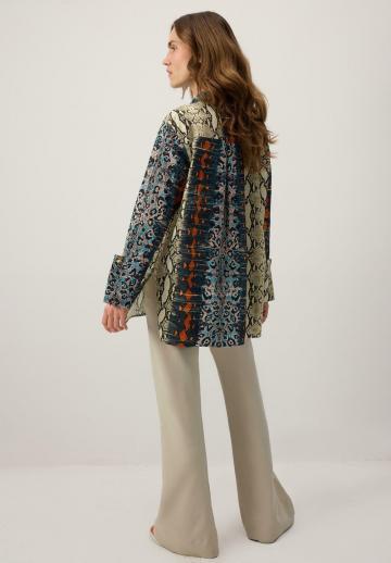 Длинная блузка