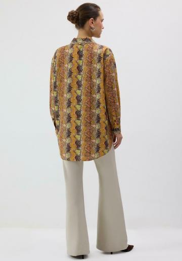 Длинная блузка