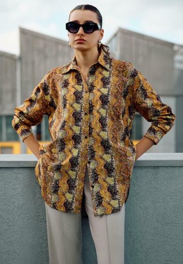 Длинная блузка