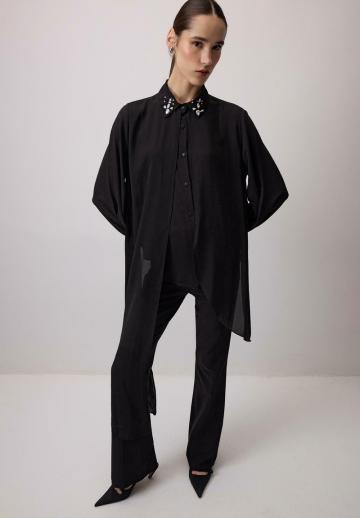 Длинная блузка