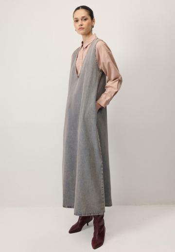 Джинсовое платье