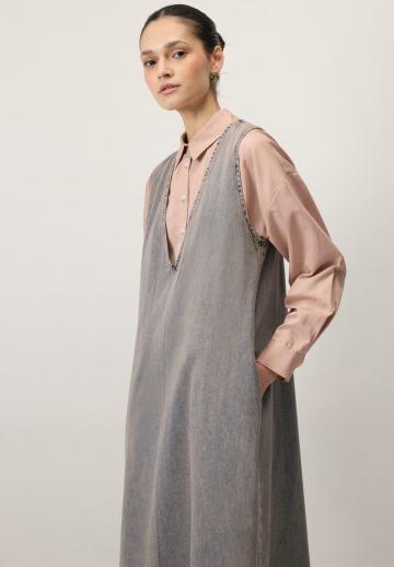 Джинсовое платье