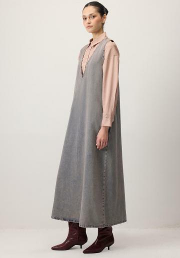 Джинсовое платье