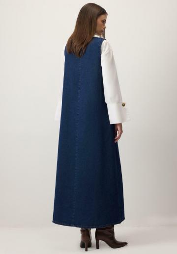 Джинсовое платье