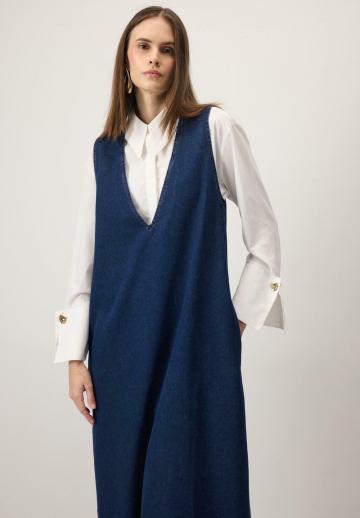 Джинсовое платье