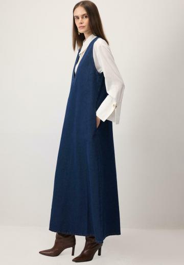 Джинсовое платье