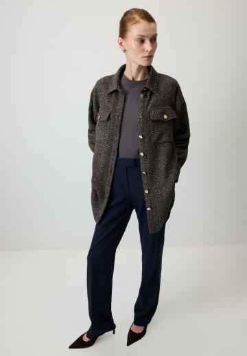 Короткое пальто