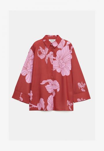 Атласная блузка