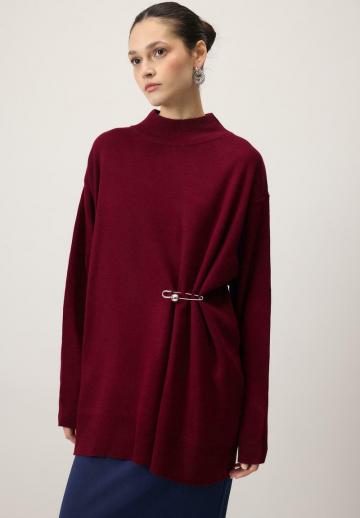 Длинный пуловер