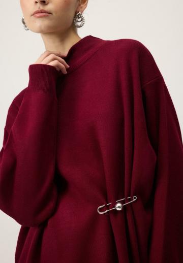 Длинный пуловер