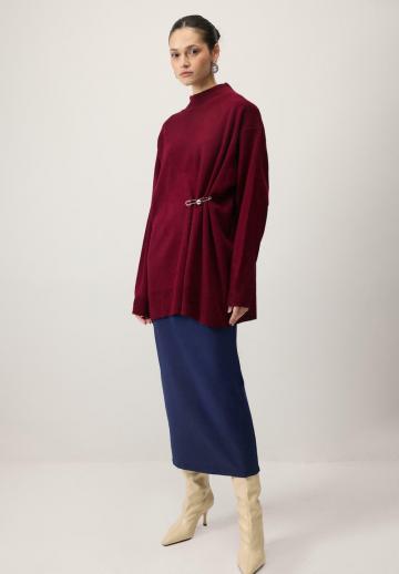 Длинный пуловер