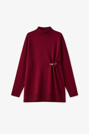 Длинный пуловер