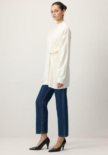 Длинный пуловер