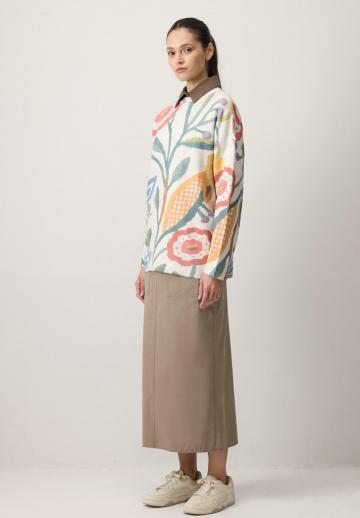 Длинный пуловер