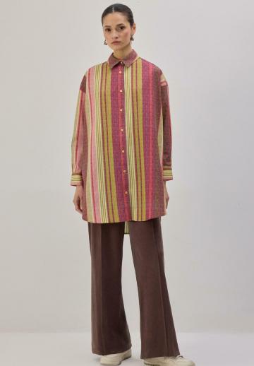 Длинная блузка