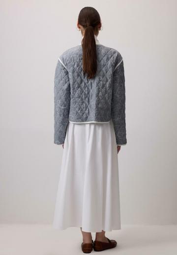 Жаккардовая вязаная кофта