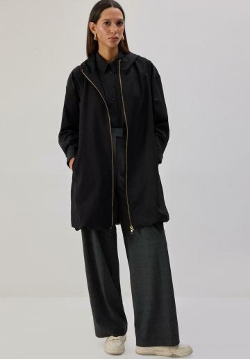 Длинный жилет