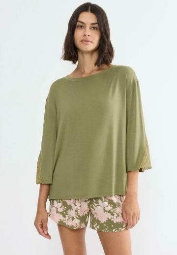 Майка с рукавом три четверти