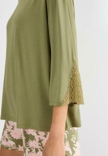 Майка с рукавом три четверти