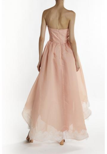 Платье без бретелек