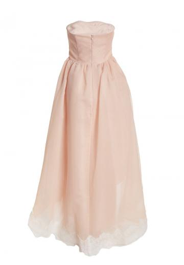 Платье без бретелек