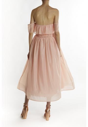 Платье без бретелек