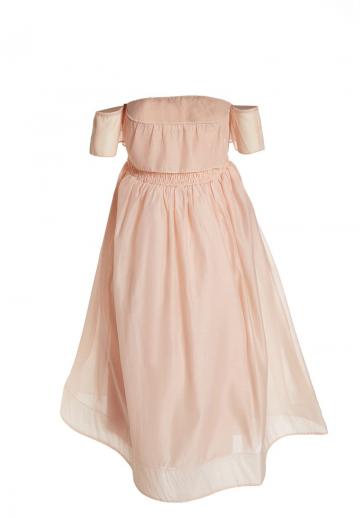 Платье без бретелек