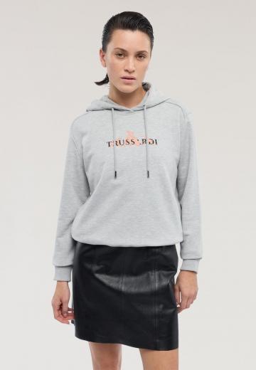 Пуловер с капюшоном