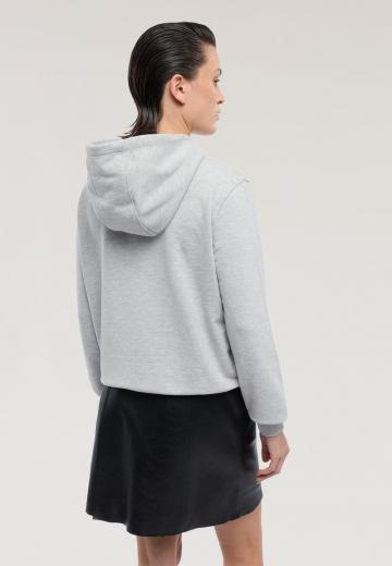 Пуловер с капюшоном