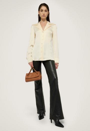 Атласная блузка