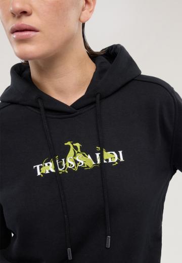 Пуловер с капюшоном