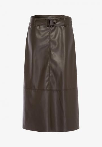 Кожаная юбка