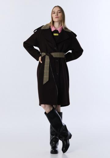 Шерстяное пальто