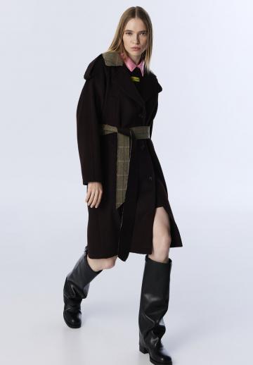 Шерстяное пальто