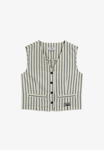 Джинсовая жилетка