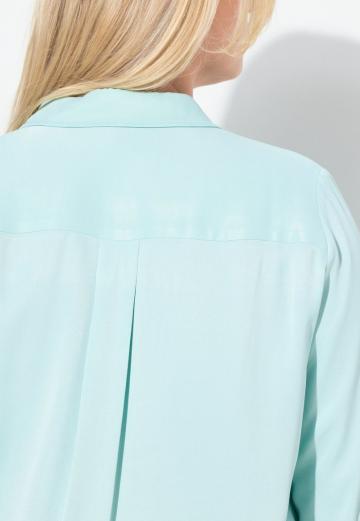 Атласная блузка