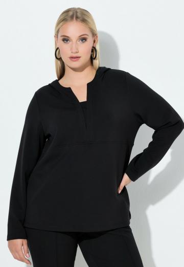 Пуловер с капюшоном