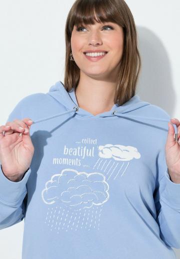 Пуловер с капюшоном