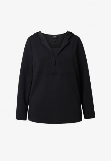 Пуловер с капюшоном