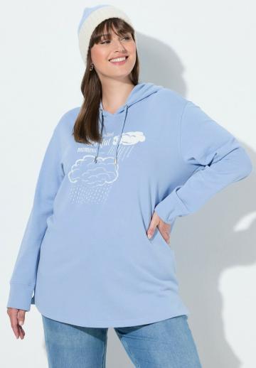 Пуловер с капюшоном