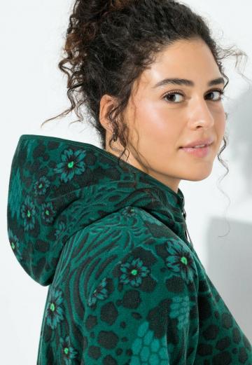 Пуловер с капюшоном