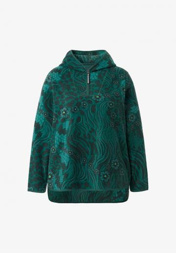 Пуловер с капюшоном