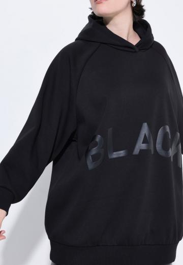 Пуловер с капюшоном