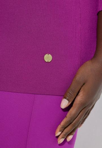 Пуловер с рукавом три четверти