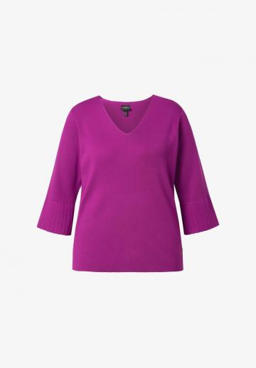 Пуловер с рукавом три четверти