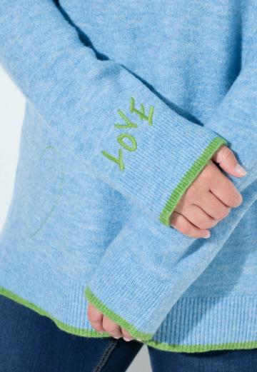 Длинный пуловер