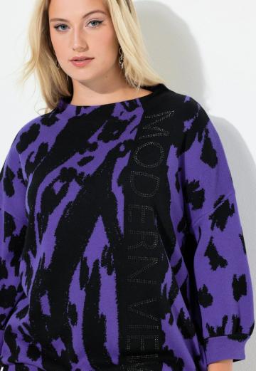 Пуловер с рукавом три четверти