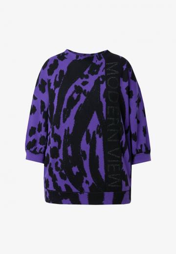 Пуловер с рукавом три четверти