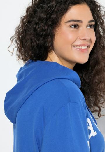 Пуловер с капюшоном